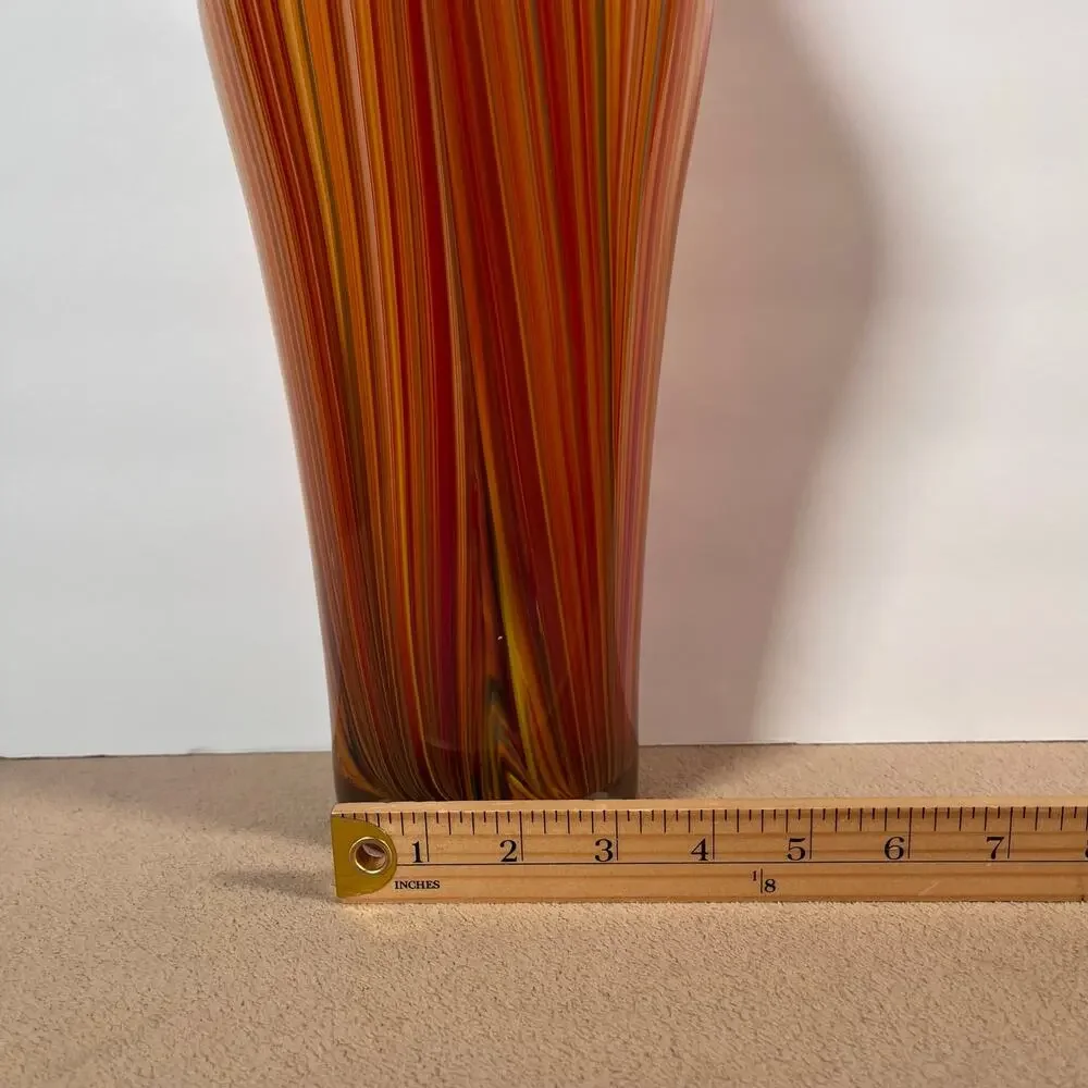 Large Art Glass Vase 19